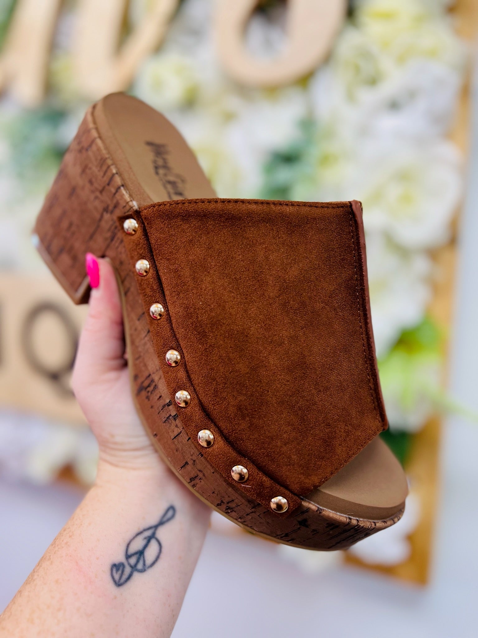 Corkys Chestnut Gaslight Wedges - A'Bekah's Boutique
