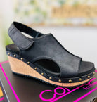 Corkys For Keeps Black Wedge - A'Bekah's Boutique