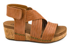 Corkys Good For You Cognac Strappy Wedges - A'Bekah's Boutique
