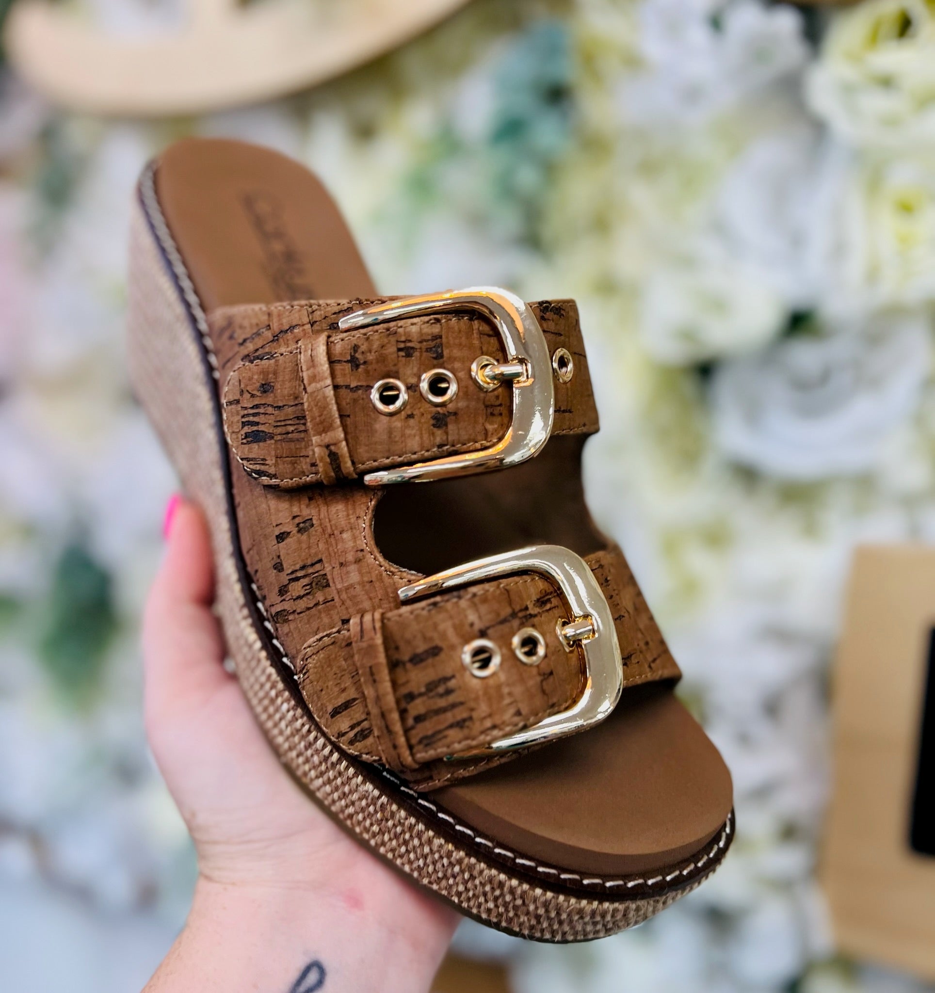 Corkys Honey Cork Double Dare Wedges - A'Bekah's Boutique