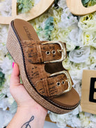 Corkys Honey Cork Double Dare Wedges - A'Bekah's Boutique