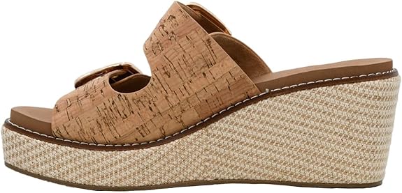 Corkys Manifest Cork Double Strap Wedges - A'Bekah's Boutique