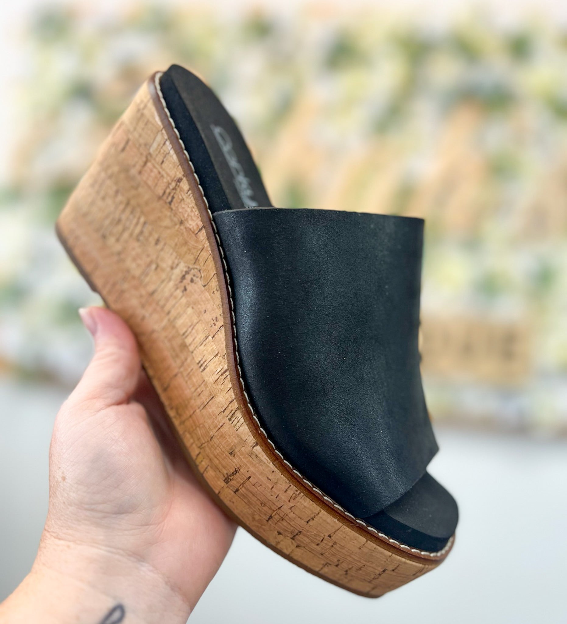Corkys Mugshot Black Wedges - A'Bekah's Boutique