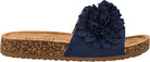 Corkys Navy Wild Child Slip On Sandals with 3D Flowers - A'Bekah's Boutique