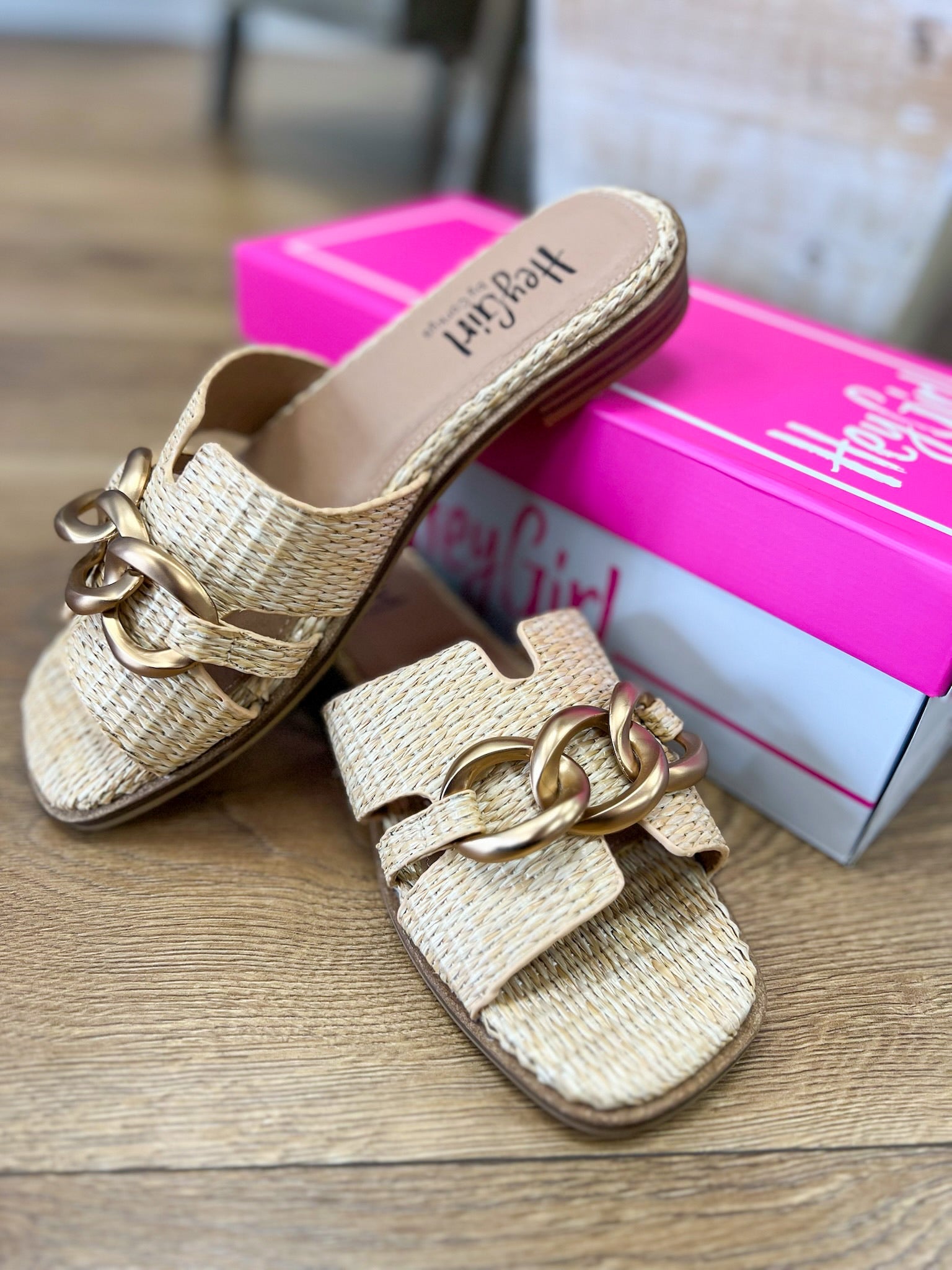 Corkys Off the Chain Raffia Open Toe Slip Ons - A'Bekah's Boutique