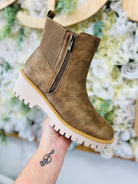 Corkys Take a Hike Taupe Ankle Boots - A'Bekah's Boutique