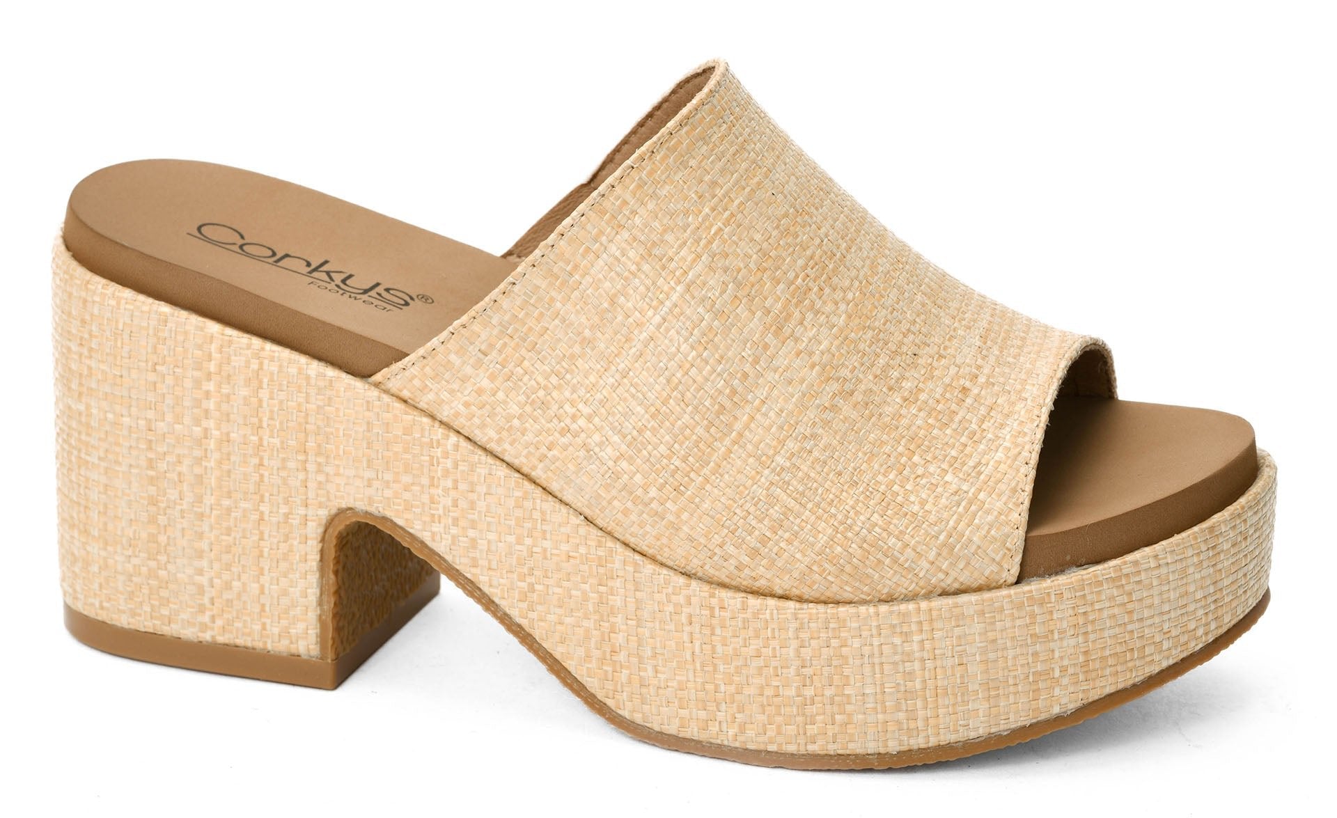Corkys Totally Buggin Raffia Wedge - A'Bekah's Boutique