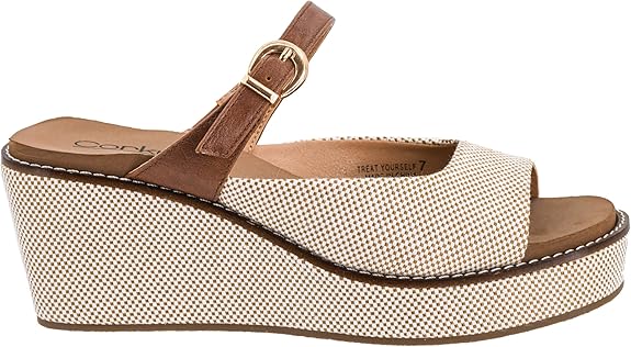 Corkys Treat Yourself Bourbon Combo Slip On Wedges - A'Bekah's Boutique