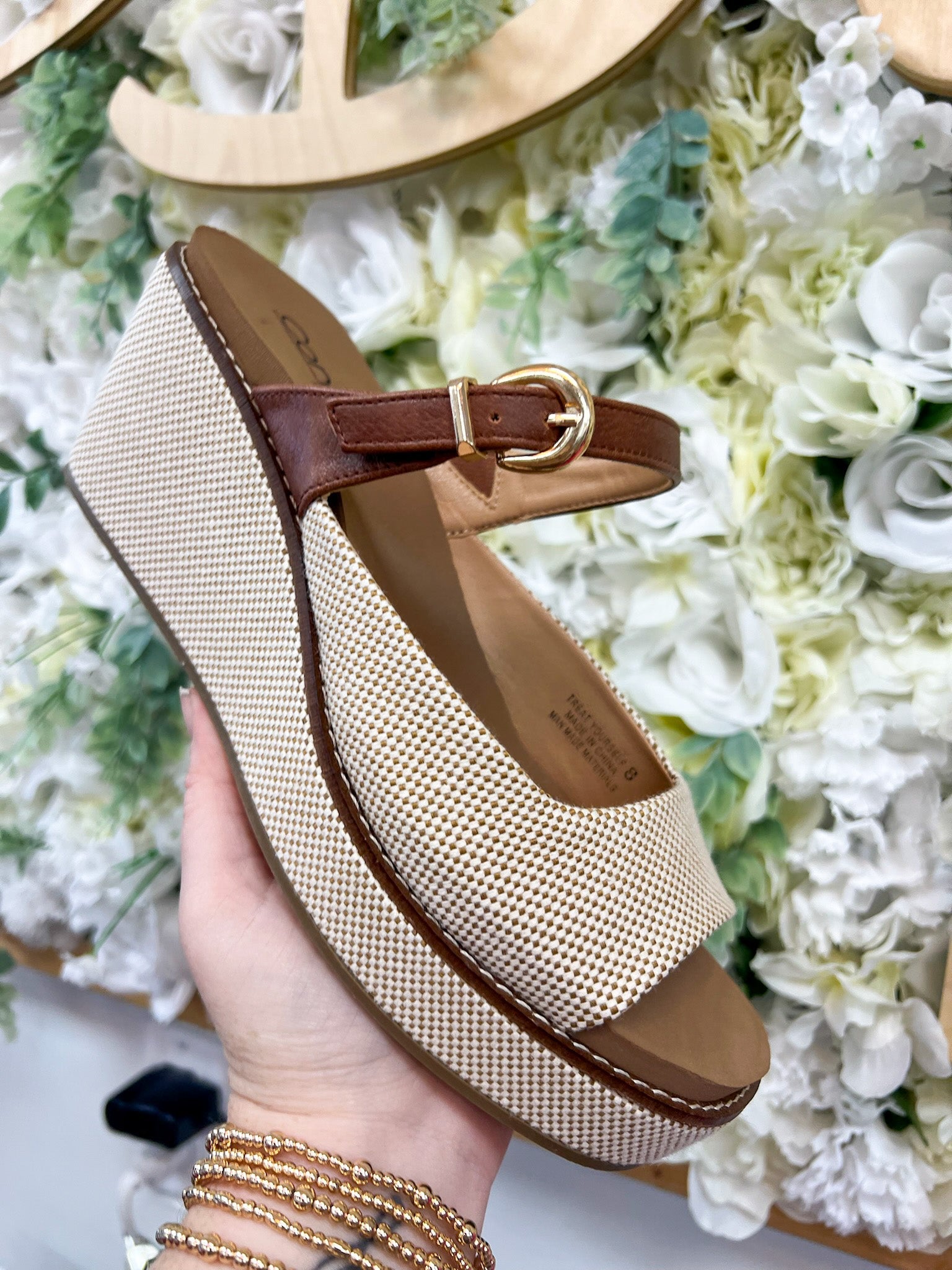Corkys Treat Yourself Bourbon Combo Slip On Wedges - A'Bekah's Boutique