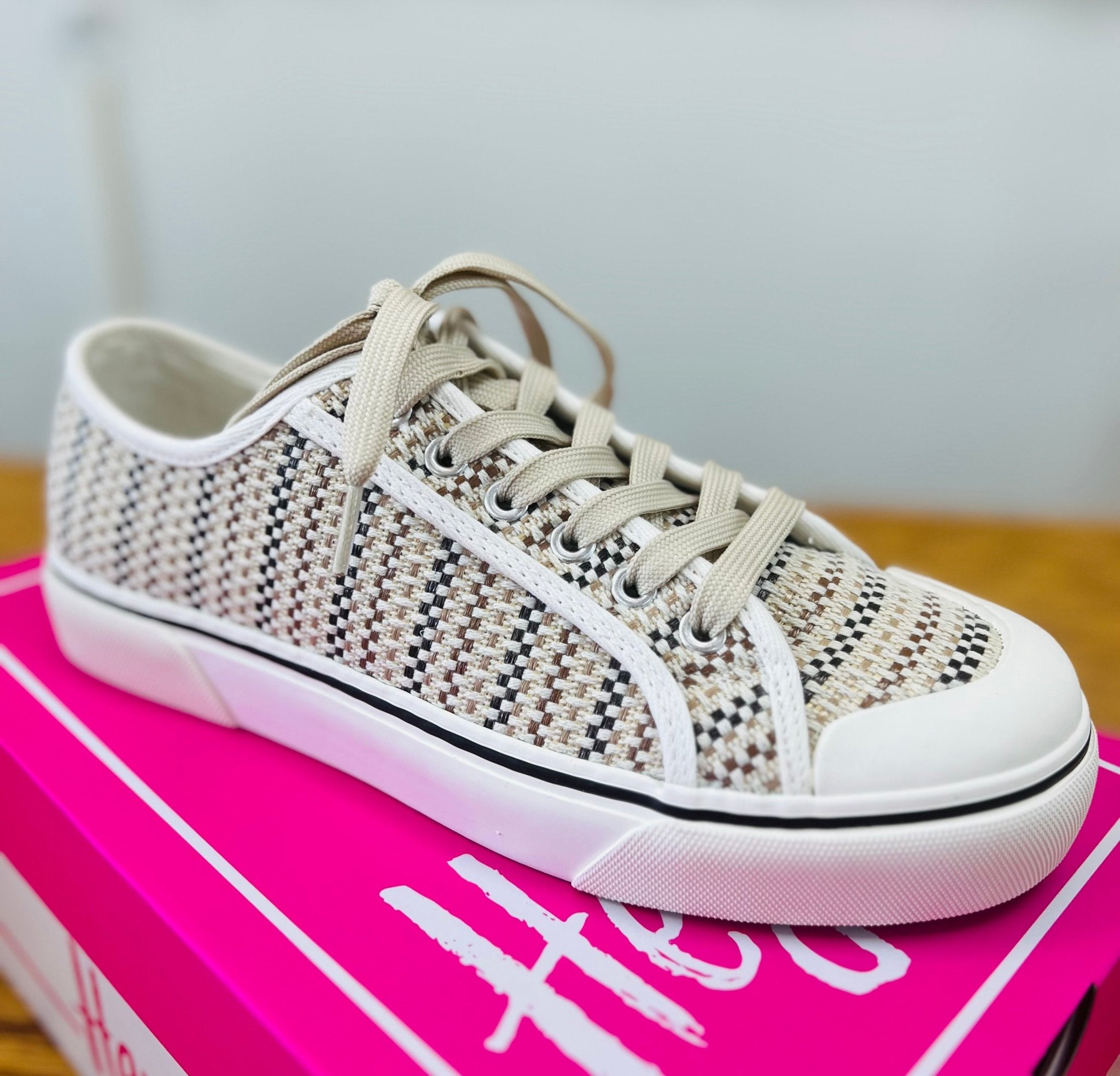 Corkys Waiting List Tan Combo Platform Sneaker - A'Bekah's Boutique