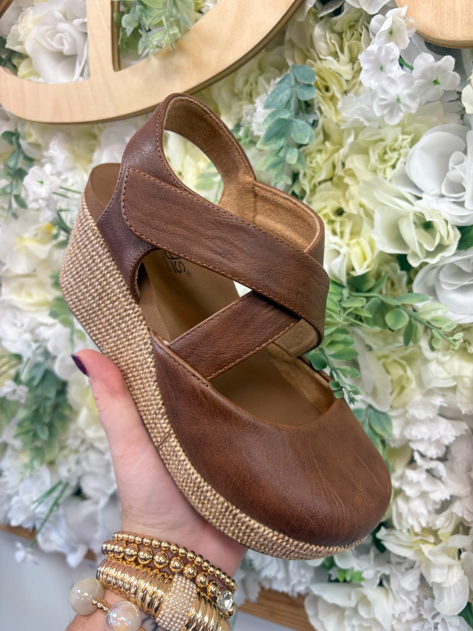 Corkys Walnut What's the Rush Closed Toe Wedges - A'Bekah's Boutique