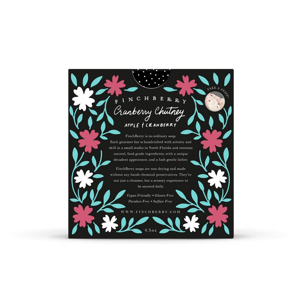Cranberry Chutney Vegan - friendly Gluten - free Boxed Soap - A'Bekah's Boutique
