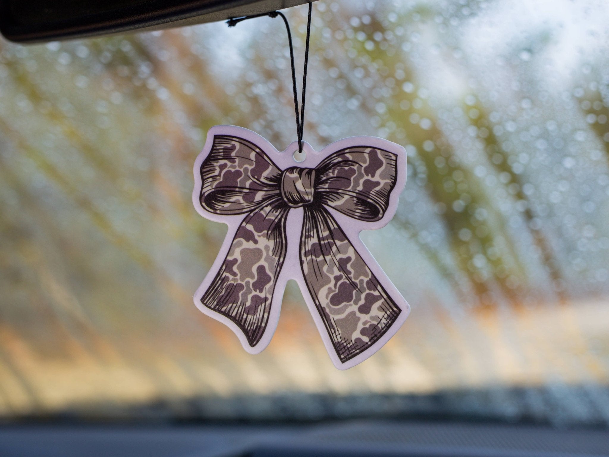 Duck camo bow - air freshener - A'Bekah's Boutique