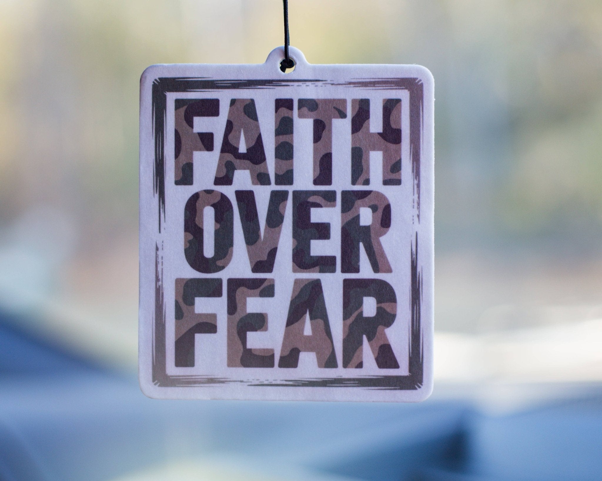 Faith over Fear - Air Freshener - A'Bekah's Boutique