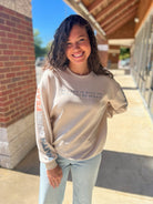 Faith Over Fear Psalm 118:6 Oatmeal Sweatshirt - A'Bekah's Boutique
