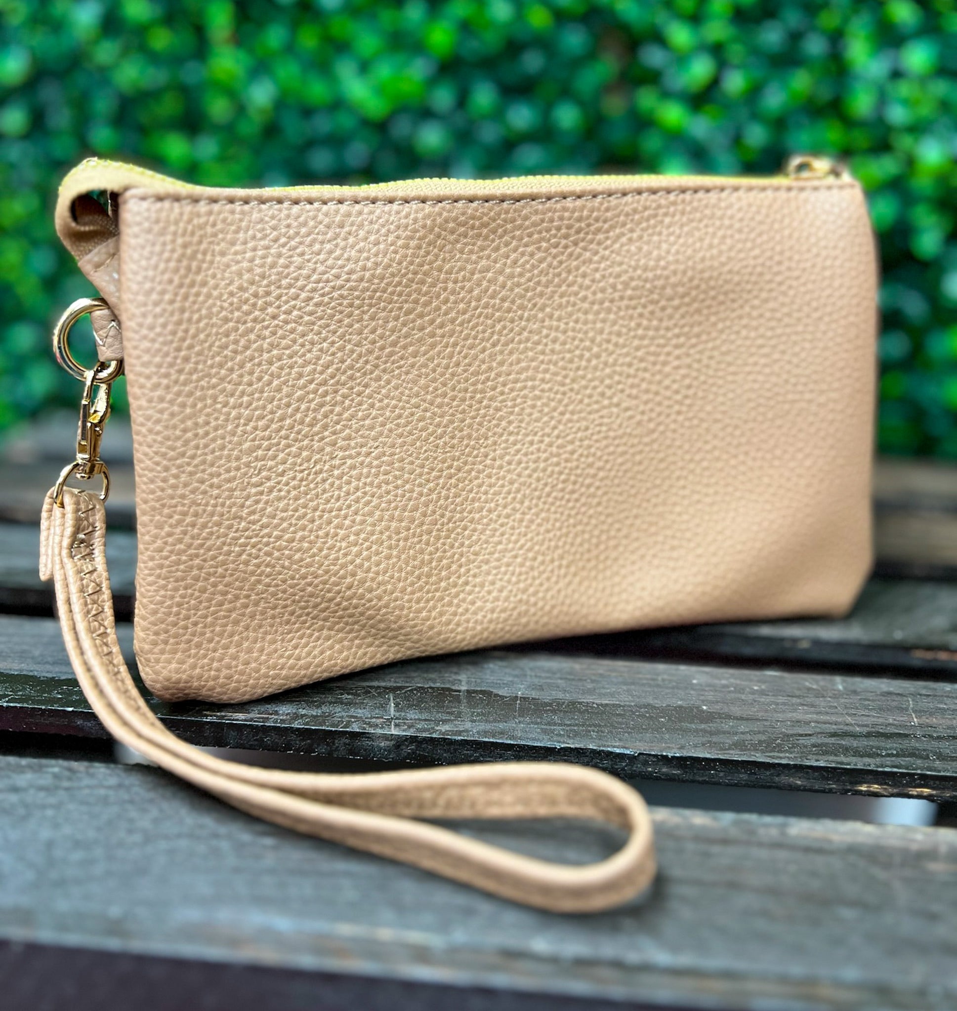 Faux Leather Crossbody Purse w/Long Strap - A'Bekah's Boutique