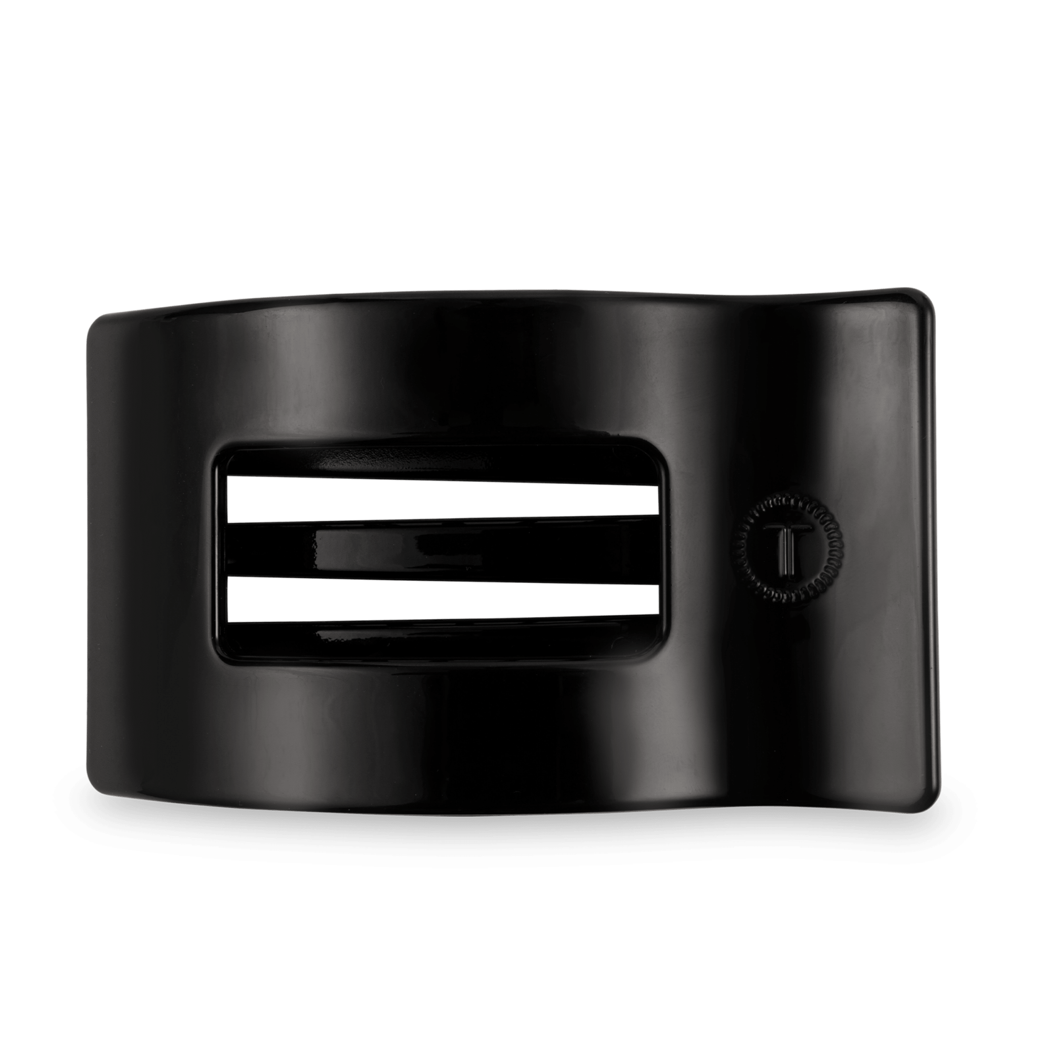 Flat Rectangle Hair Clip | Large | Jet Black - A'Bekah's Boutique