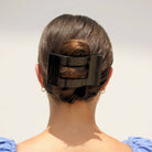 Flat Rectangle Hair Clip | Large | Jet Black - A'Bekah's Boutique