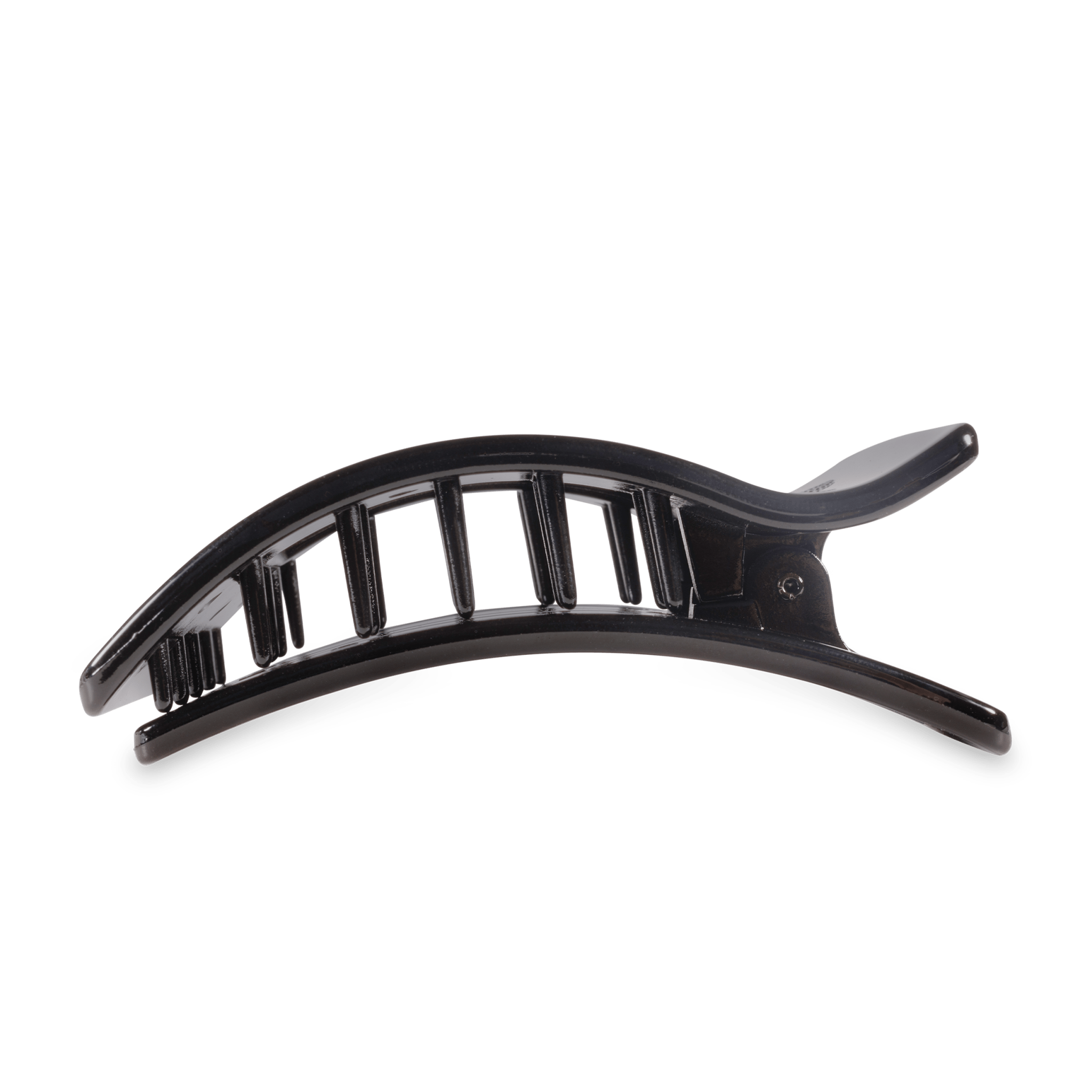 Flat Rectangle Hair Clip | Large | Jet Black - A'Bekah's Boutique