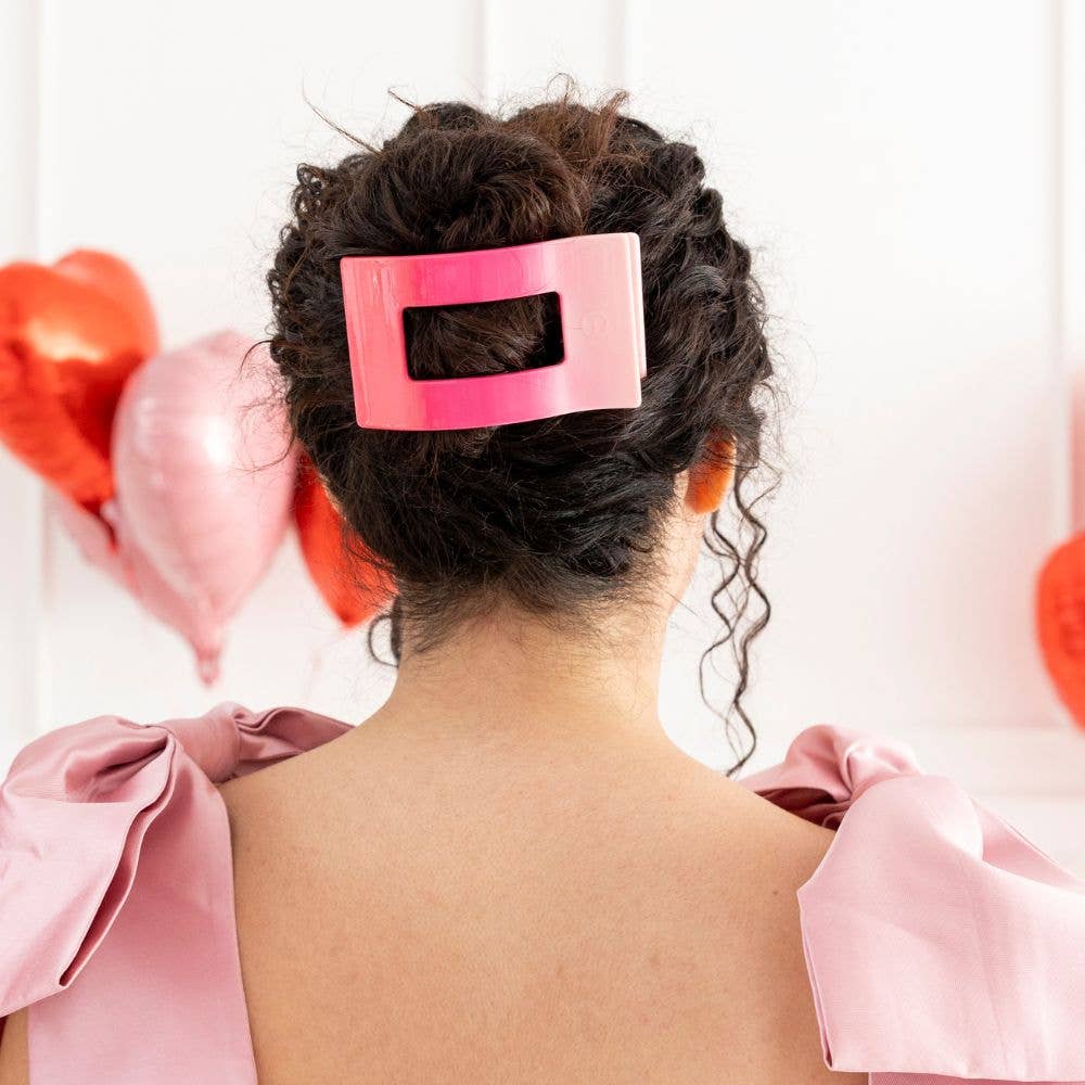 Flat Rectangle Hair Clip | Large | Kiss & Tell - A'Bekah's Boutique