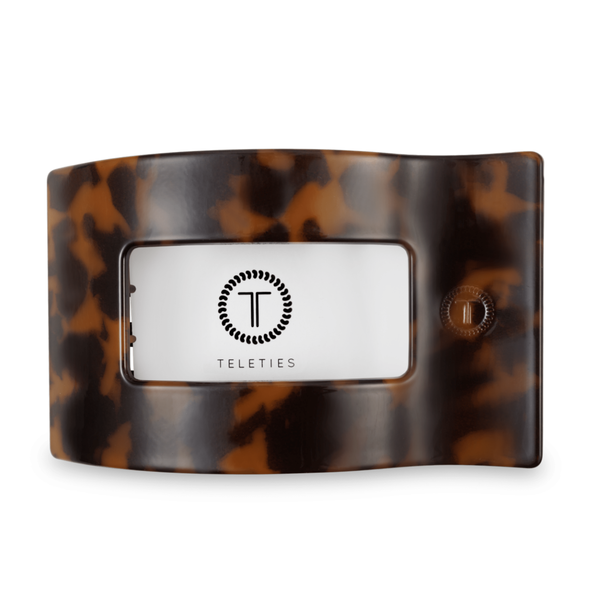 Flat Rectangle Hair Clip | Large | Tortoise - A'Bekah's Boutique