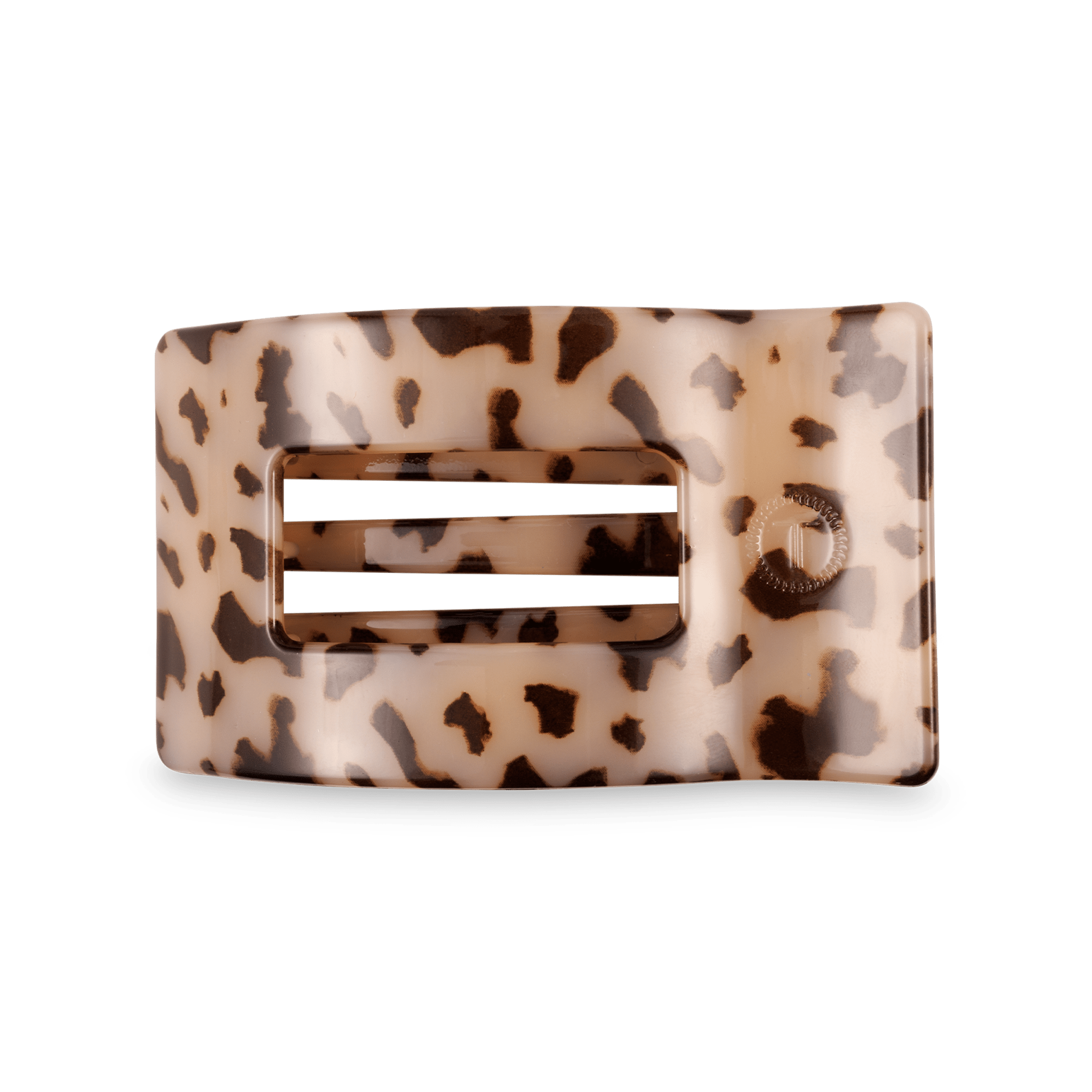 Flat Rectangle Hair Clip | Medium | Blonde Tortoise - A'Bekah's Boutique