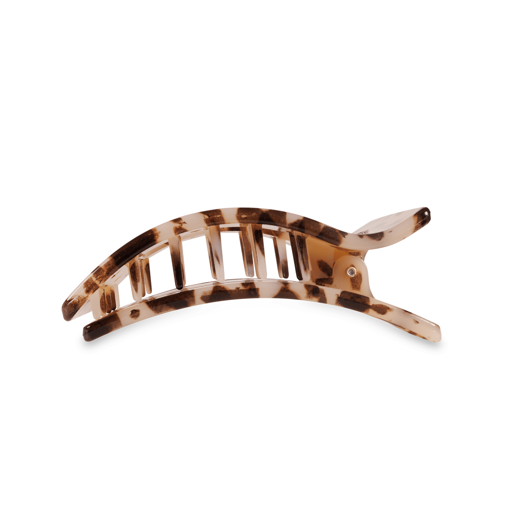 Flat Rectangle Hair Clip | Medium | Blonde Tortoise - A'Bekah's Boutique