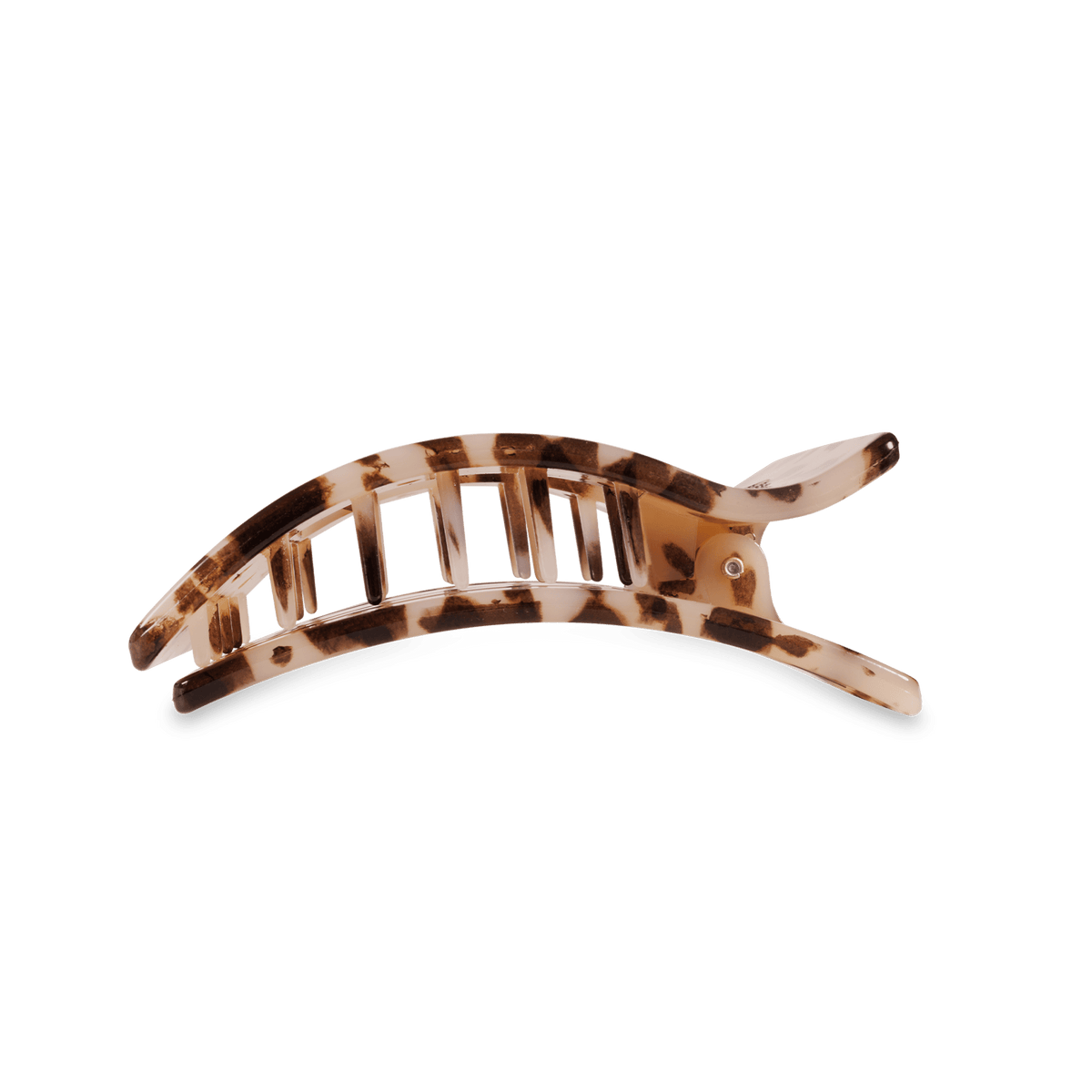 Flat Rectangle Hair Clip | Medium | Blonde Tortoise - A'Bekah's Boutique