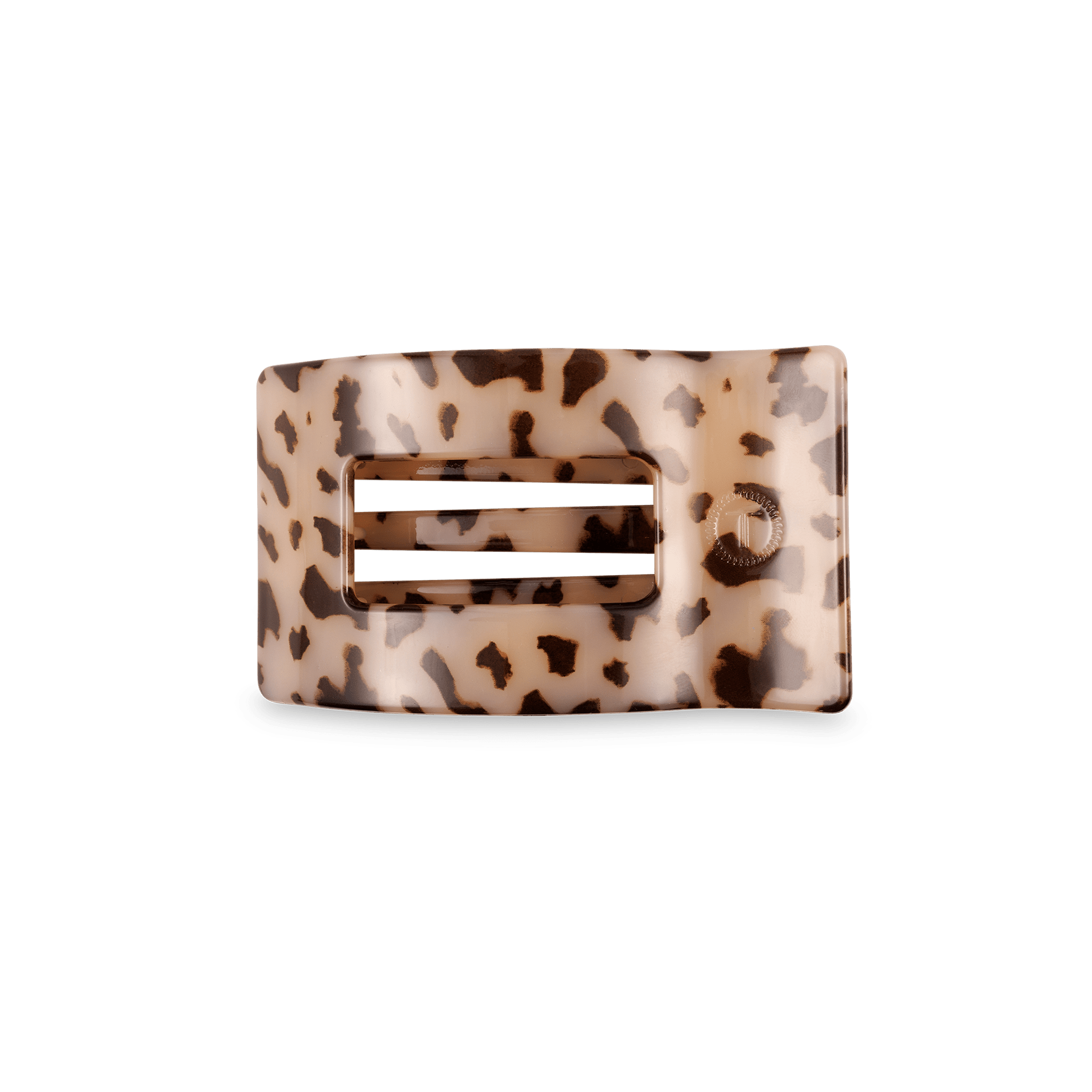 Flat Rectangle Hair Clip | Small | Blonde Tortoise - A'Bekah's Boutique