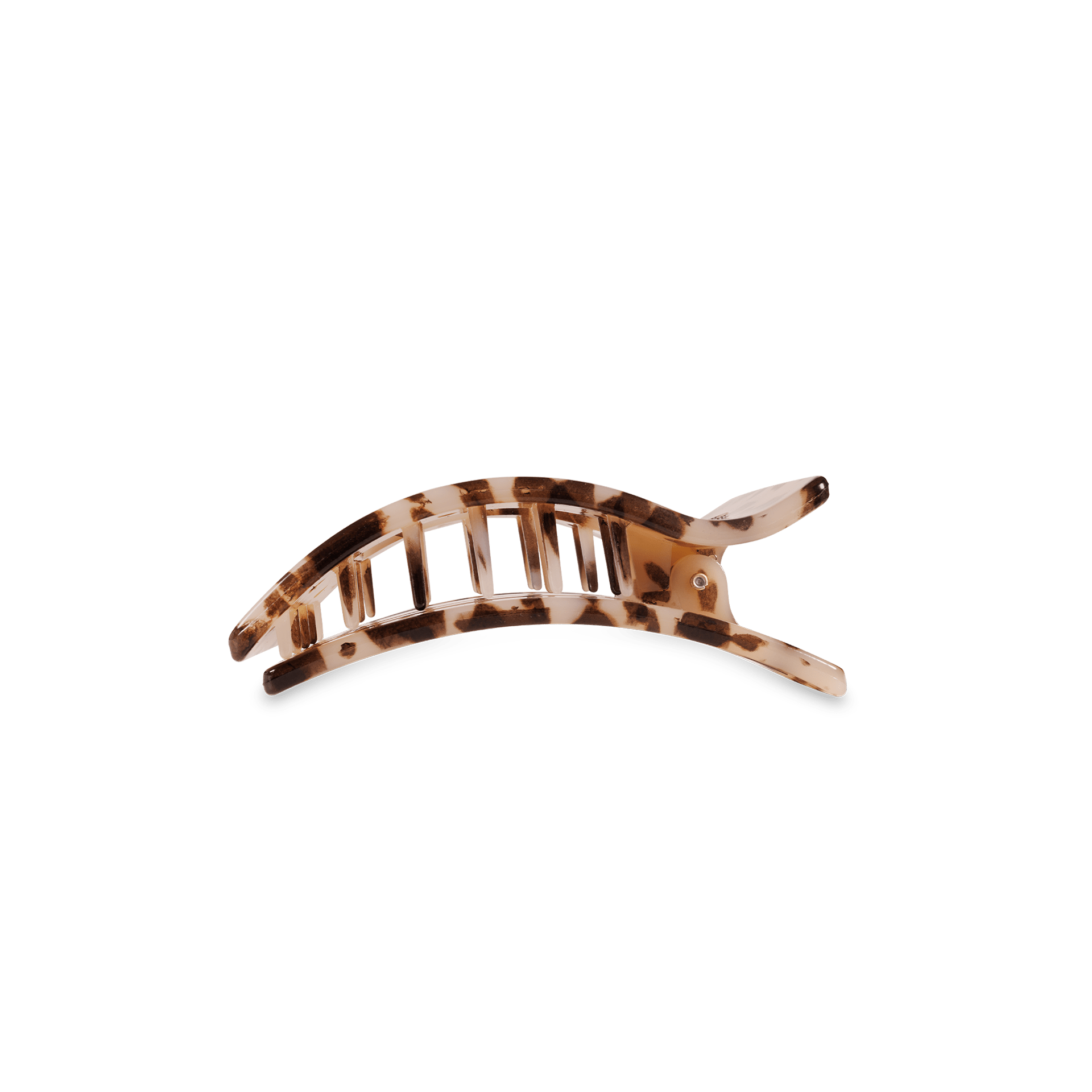 Flat Rectangle Hair Clip | Small | Blonde Tortoise - A'Bekah's Boutique