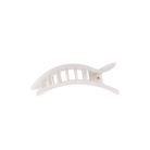 Flat Rectangle Hair Clip | Small | Coconut White - A'Bekah's Boutique