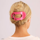 Flat Round Hair Clip | Large | Minnie Mouse - A'Bekah's Boutique