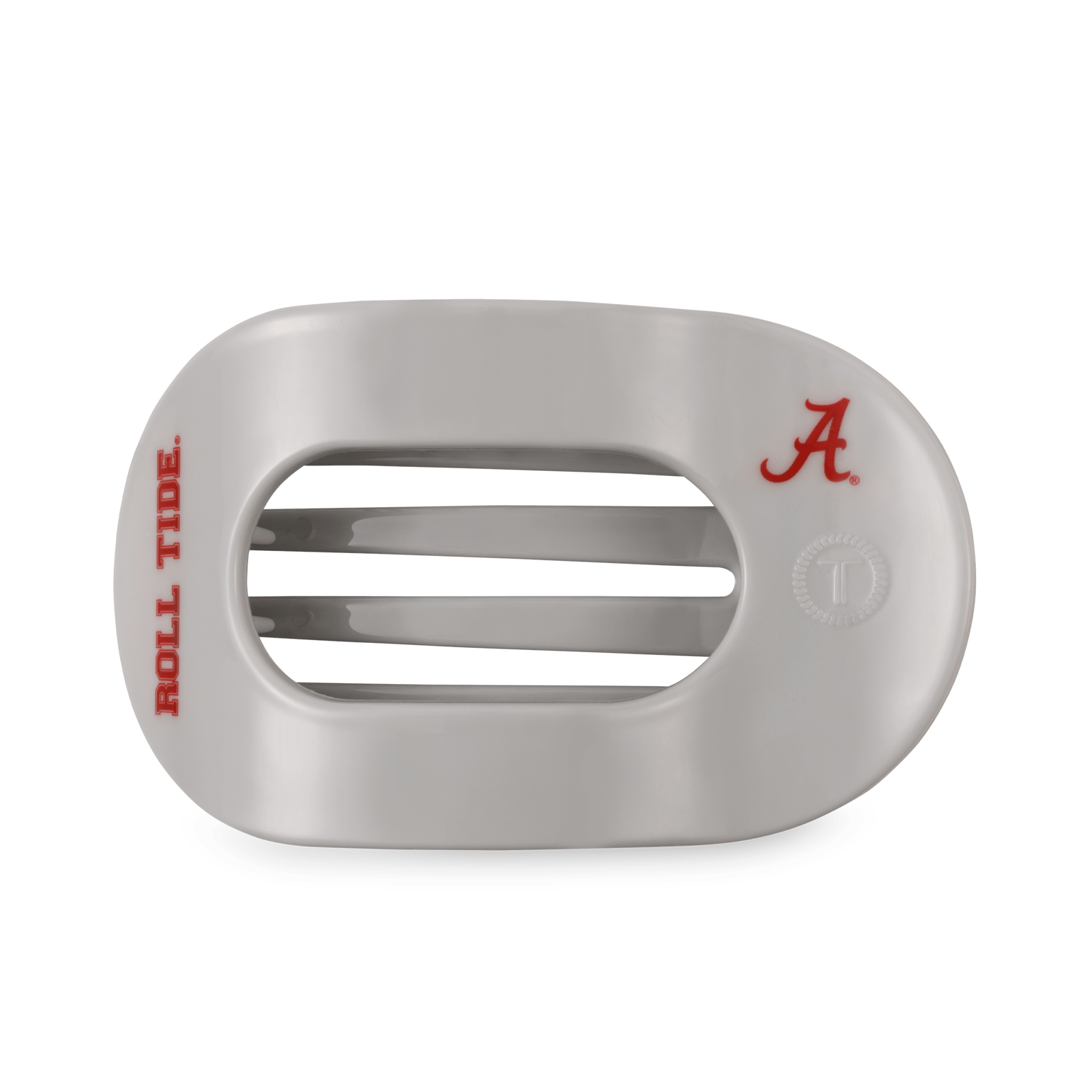Flat Round Hair Clip | Large | Roll Tide! - A'Bekah's Boutique