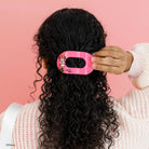Flat Round Hair Clip | Medium | Minnie Mouse - A'Bekah's Boutique