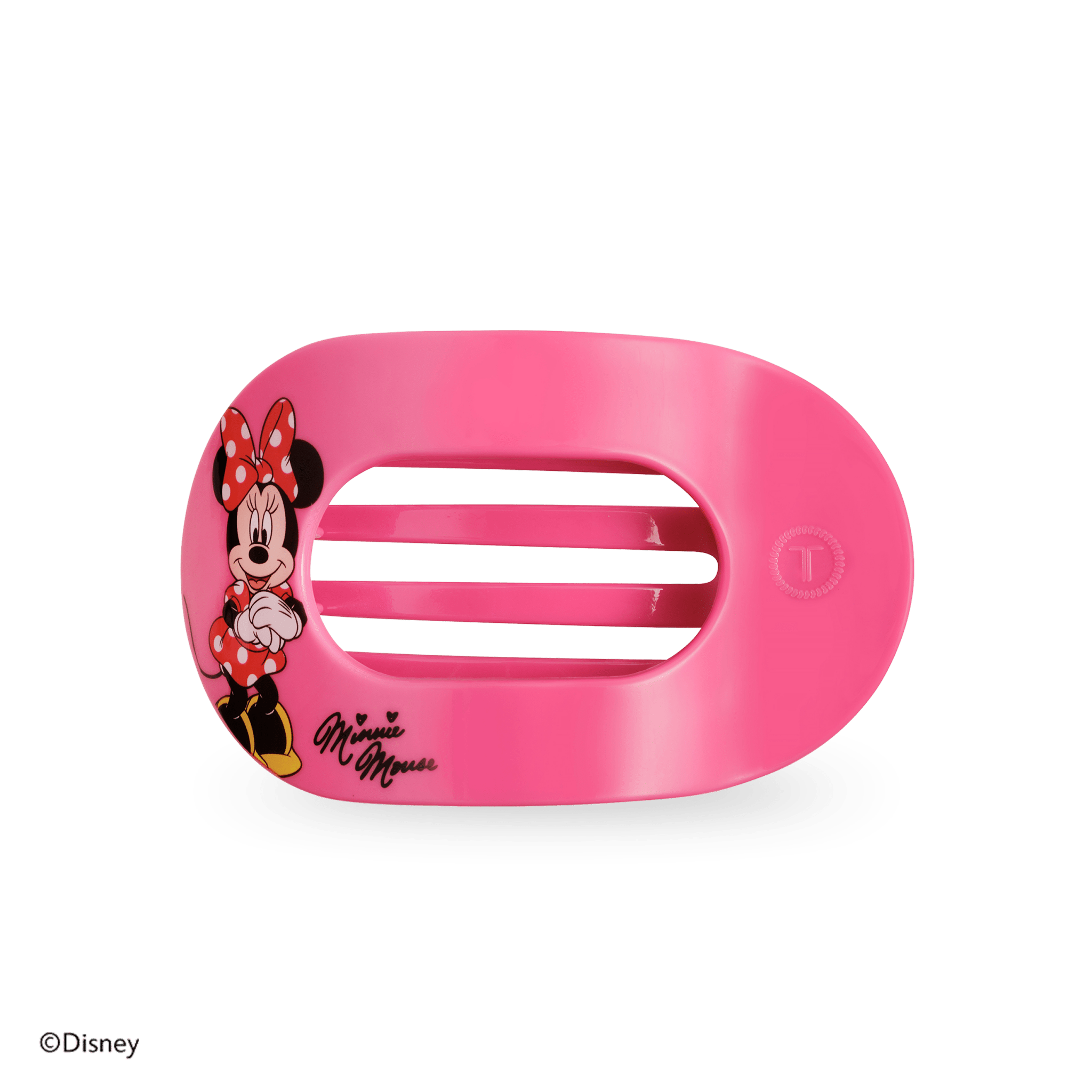 Flat Round Hair Clip | Medium | Minnie Mouse - A'Bekah's Boutique