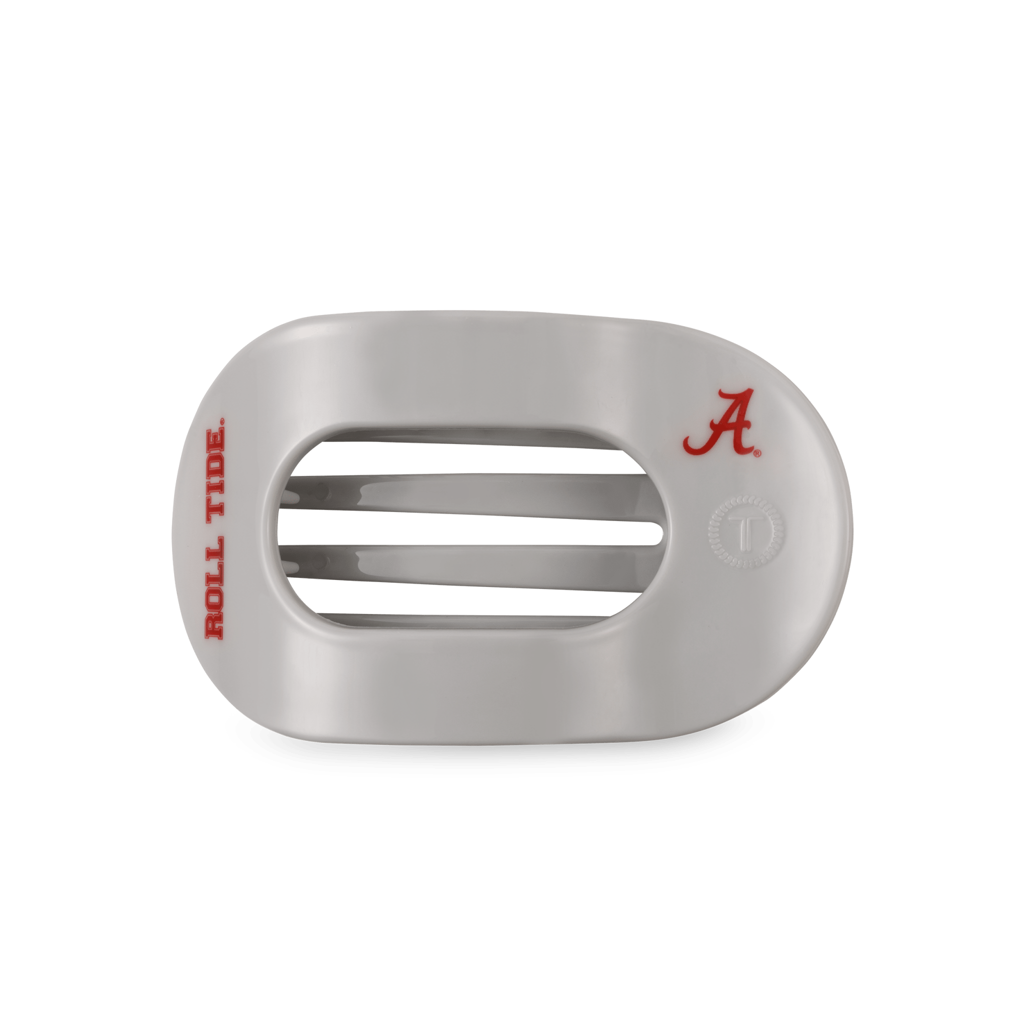 Flat Round Hair Clip | Medium | Roll Tide! - A'Bekah's Boutique