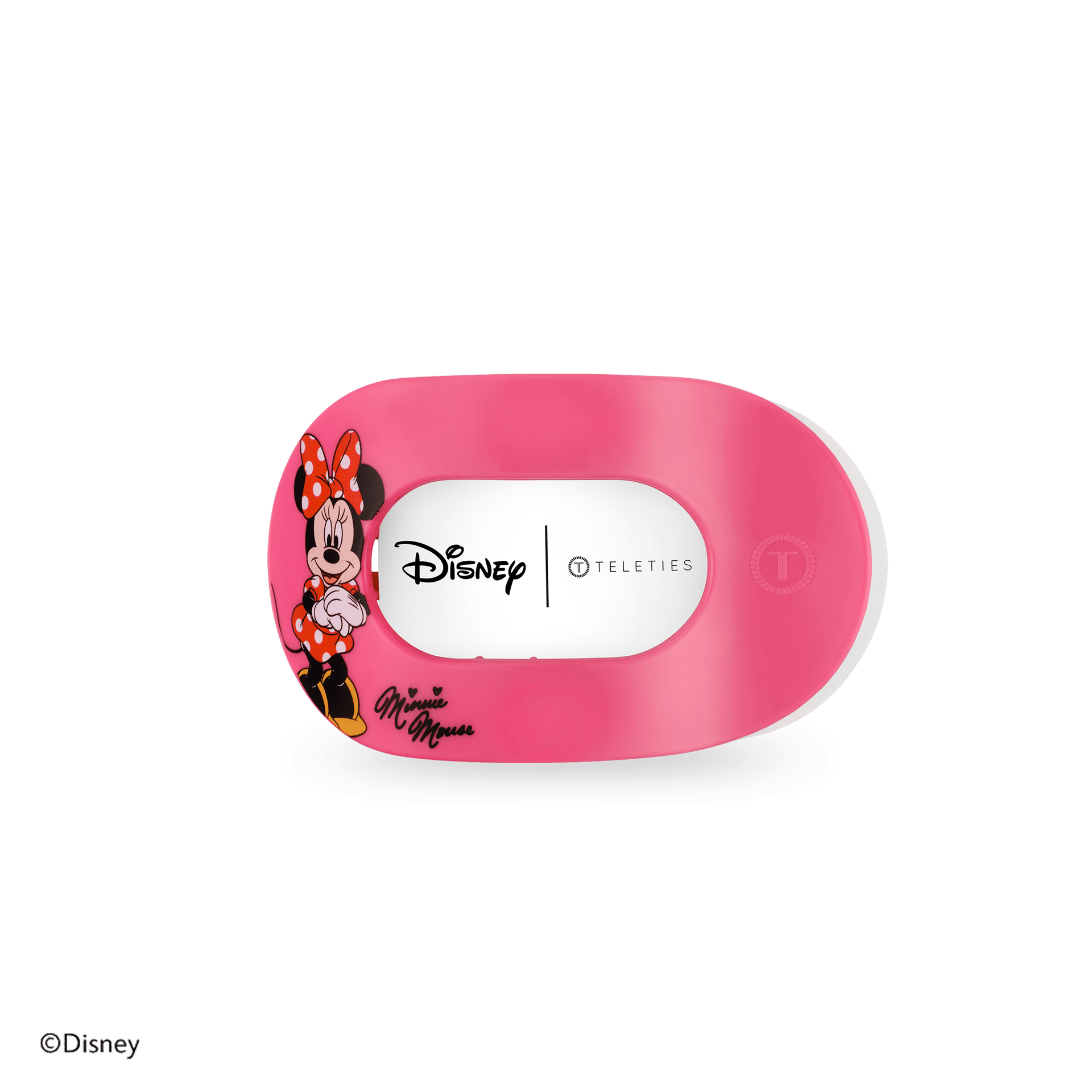 Flat Round Hair Clip | Small | Minnie Mouse - A'Bekah's Boutique