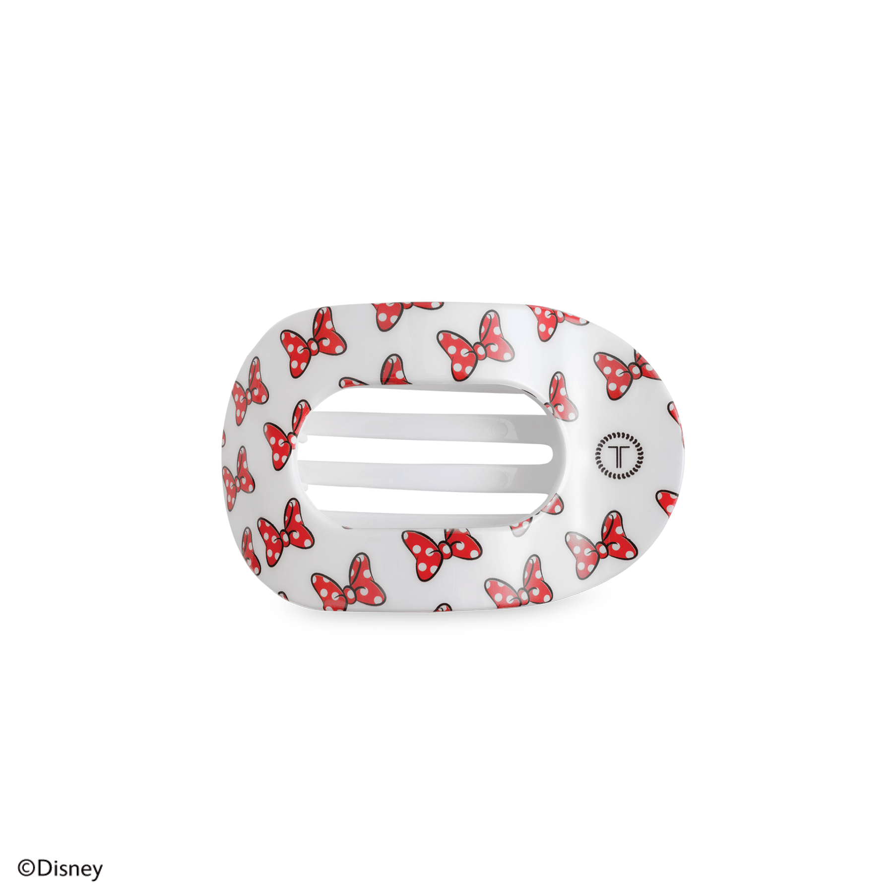 Flat Round Hair Clip | Small | Minnie Mouse Loves Her Bows! - A'Bekah's Boutique