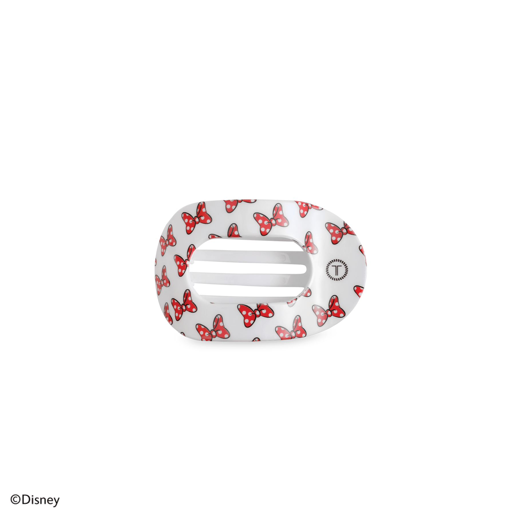 Flat Round Hair Clip | Tiny | Minnie Mouse Loves Her Bows! - A'Bekah's Boutique