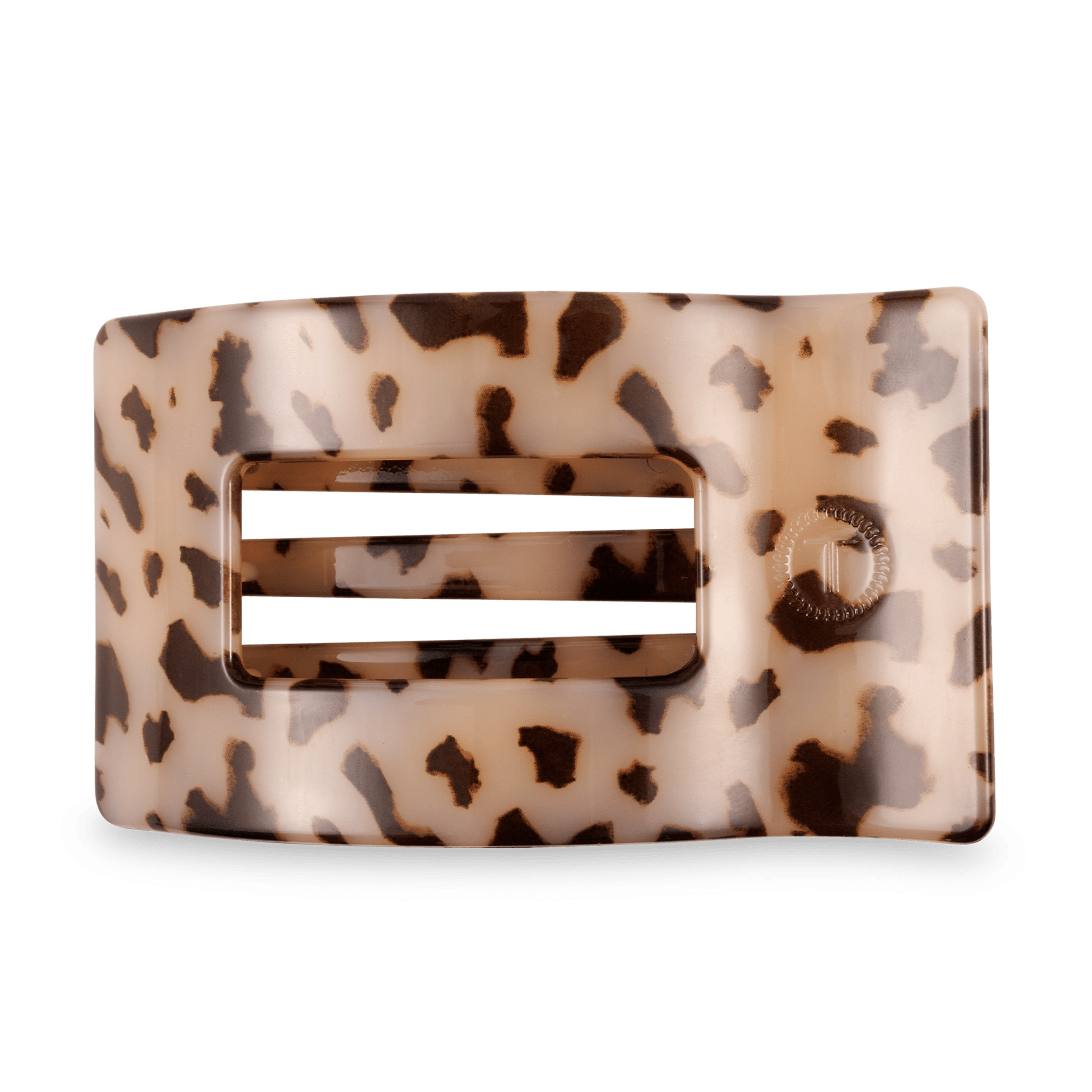 Flat Square Hair Clip | Large | Blonde Tortoise - A'Bekah's Boutique