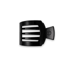 Flat Square Hair Clip | Medium | Black - A'Bekah's Boutique