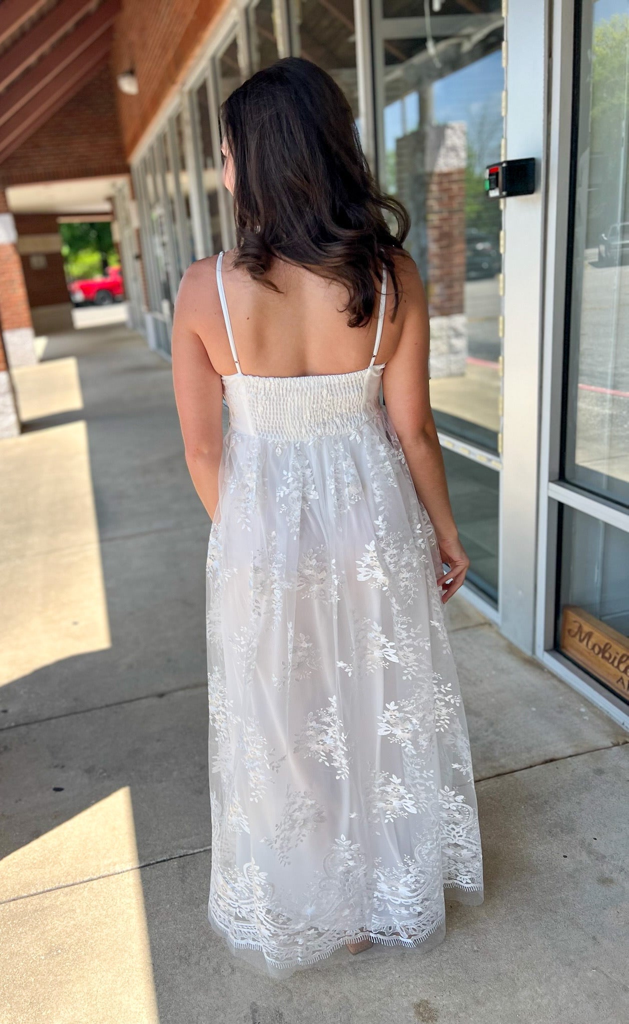 Forever Yours Ivory Lace Crochet Maxi Dress - A'Bekah's Boutique