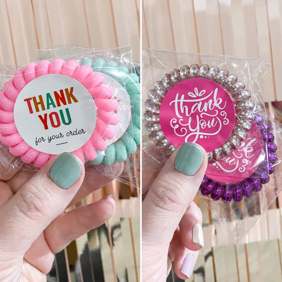 Hair Ties - Thank you - A'Bekah's Boutique