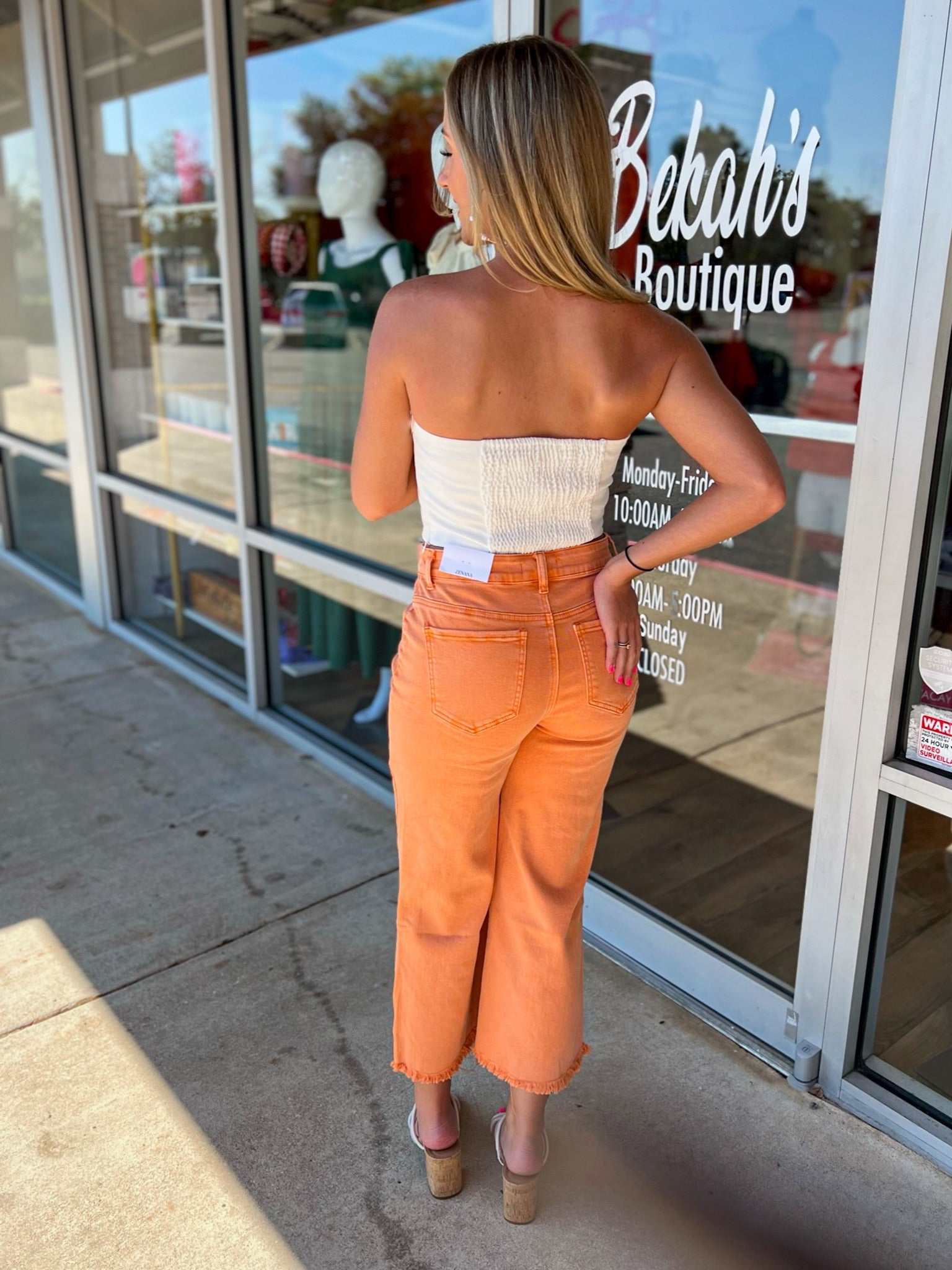 Heat Wave White Crop Tube Top - A'Bekah's Boutique