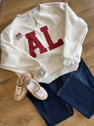 Heather Grey University of Alabama Reversible Sweatshirt - A'Bekah's Boutique