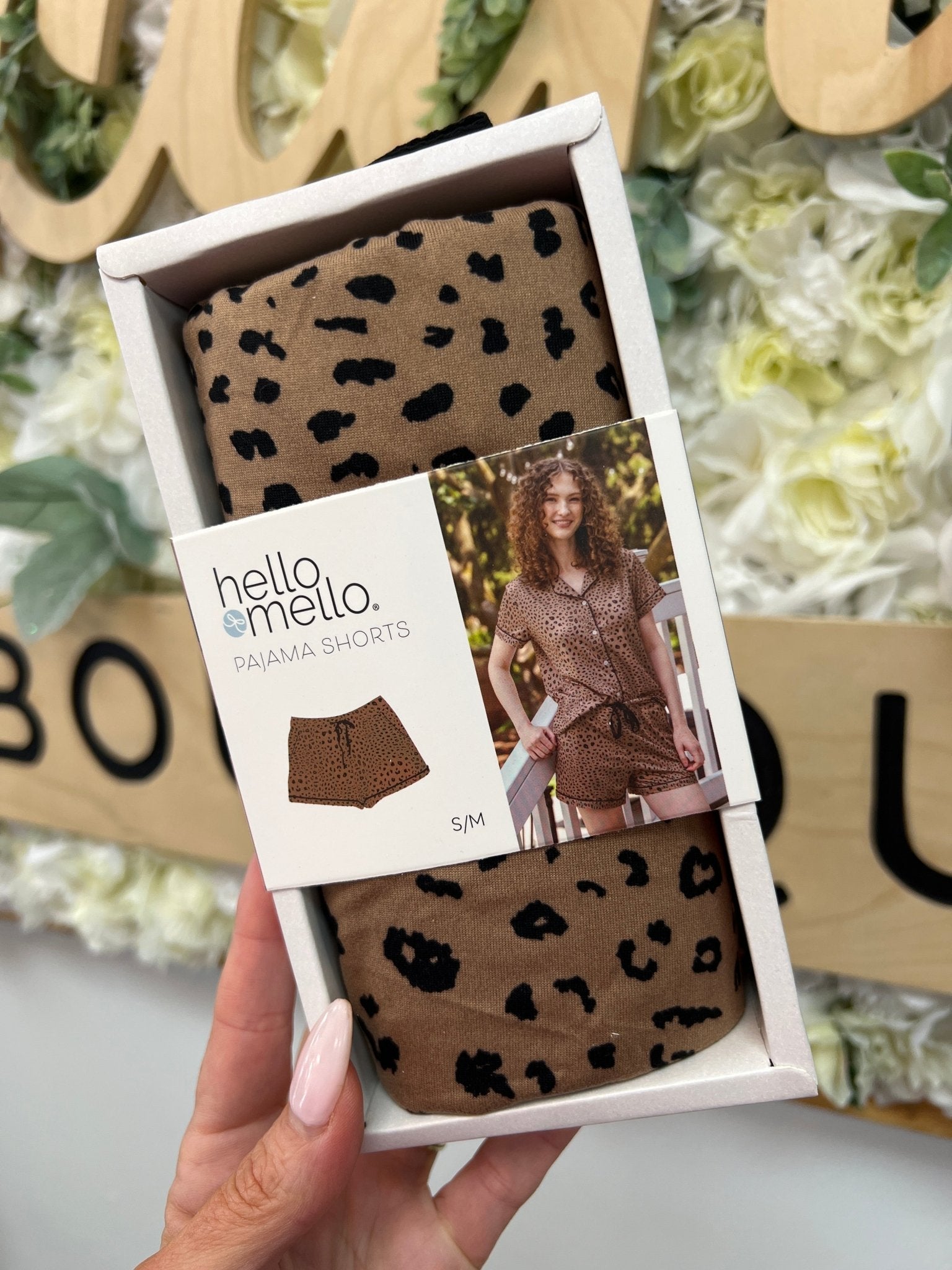 Hello Mello Seeing Spots Brown Animal Print Pajama Shorts - A'Bekah's Boutique