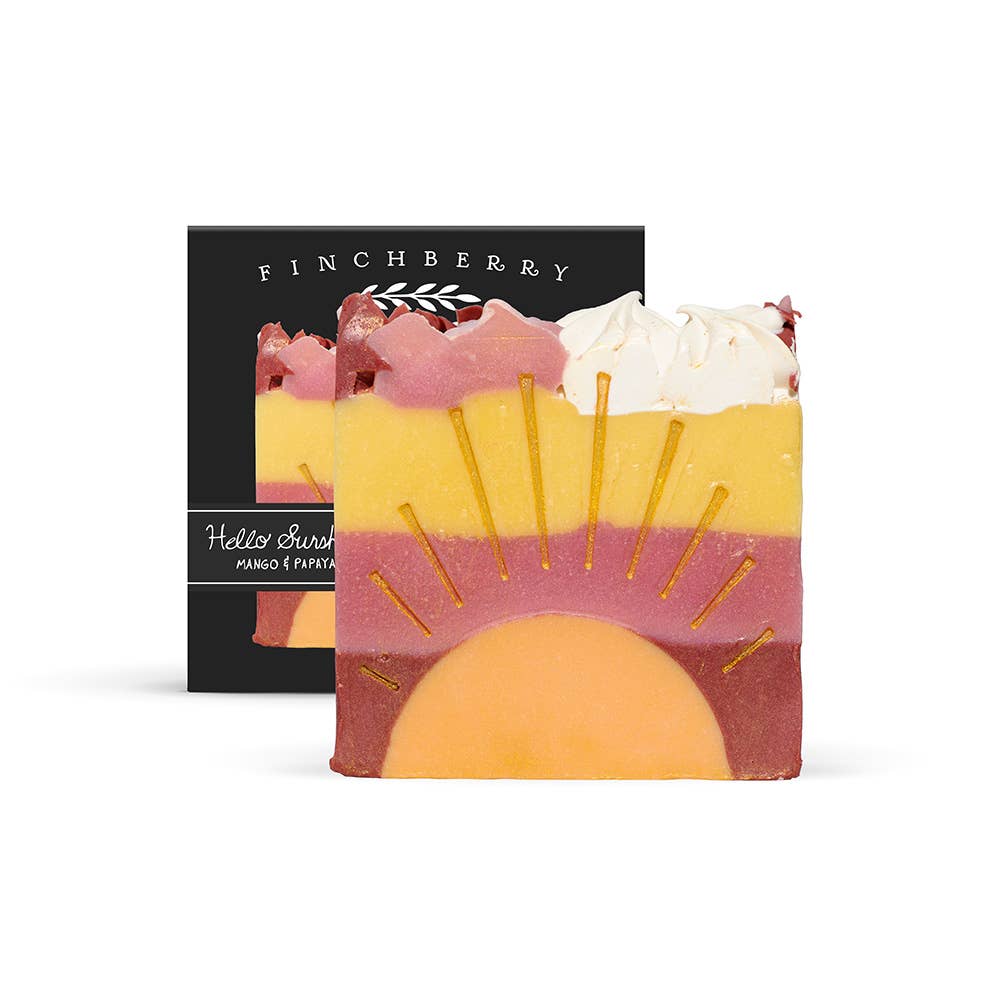 Hello Sunshine Artisan Handmade Vegan Boxed Soap - A'Bekah's Boutique