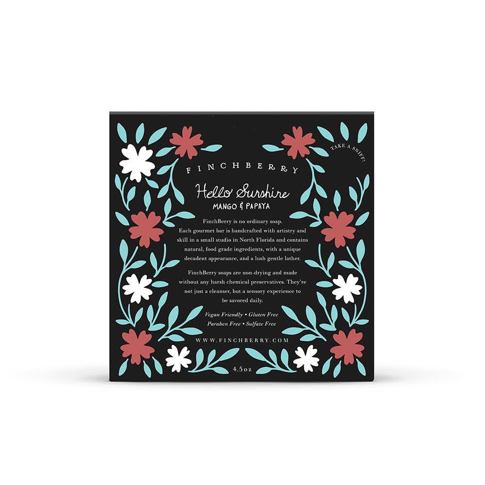 Hello Sunshine Artisan Handmade Vegan Boxed Soap - A'Bekah's Boutique