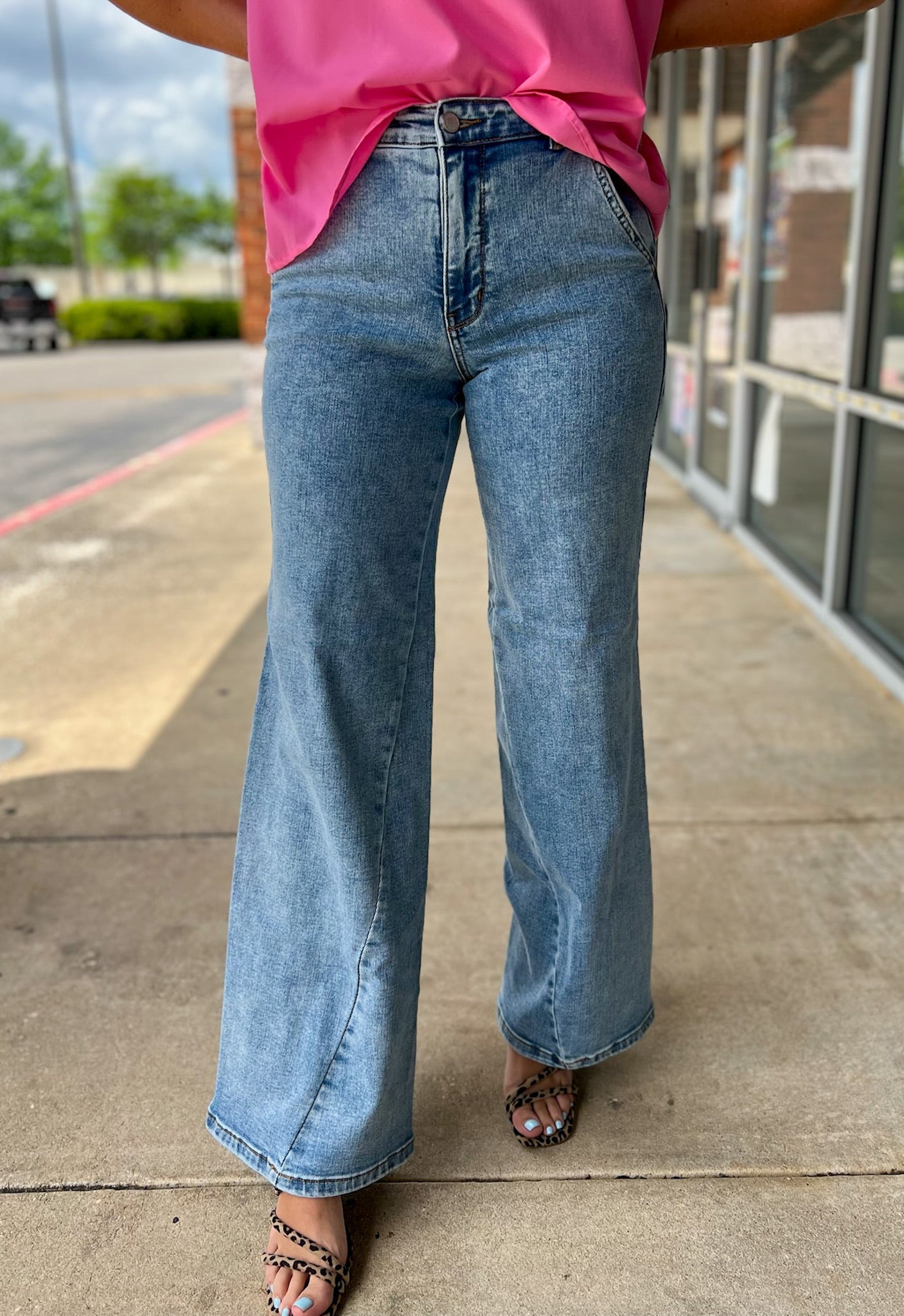 Judy Blue High Waist Stone Wash Retro Fit Jeans with 33" Inseam - A'Bekah's Boutique