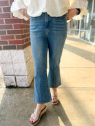 Judy Blue High Waisted Kick Flare Jeans with Tummy Control 26.5" Inseam - A'Bekah's Boutique